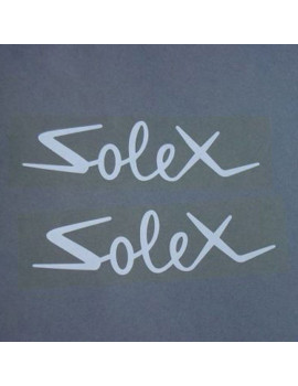 Autocollant (2 pièces) - SOLEX - BLANC