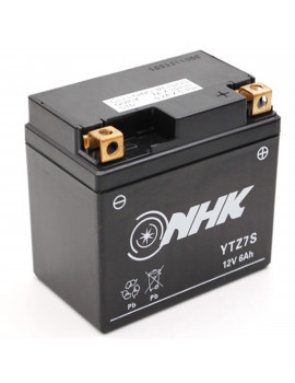 Batterie 12V 6Ah YTZ7S - NHK sans entretien au Gel