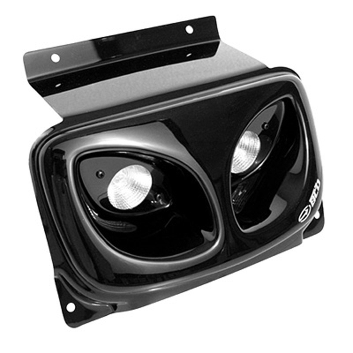 Double Optique MBK Booster YAMAHA Bw's à partir de 2004 BCD Noir