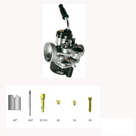Carburateur 17.5mm - Dellorto PHVA ED Starter Automatique / Manuel
