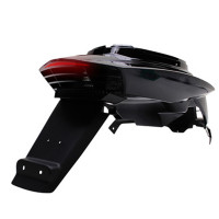 Coque Arrière MBK Booster, YAMAHA Bw's à partir de 2004 - BCD RX Noir