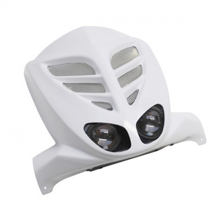 Face avant MBK Stunt YAMAHA Slider - BCD Xtreme Homologué Blanc