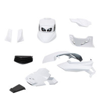 Kit Carénages MBK Booster à partir de 2004 - BCD Full Pack Blanc