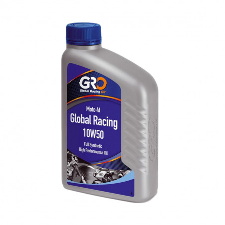 Aceite de Motor 4T - GLOBAL RACING 10W50 - GRO Semi-Sintético - Global Racing Oil - 1L