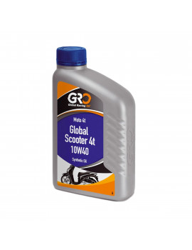 Aceite de Motor 4T - GLOBAL SCOOTER 10W40 - GRO Sintético - Global Racing Oil - 1L