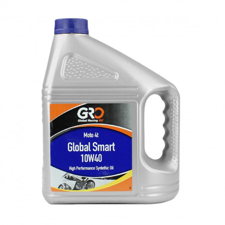Aceite de Motor 4T - GLOBAL SMART 10W40 - GRO Semi-Sintético - Global Racing Oil - 4L