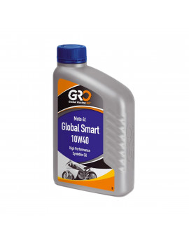 Aceite de Motor 4T - GLOBAL SMART 10W40 - GRO Semi-Sintético - Global Racing Oil - 1L