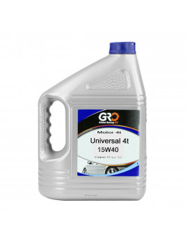 Aceite de Motor 4T - UNIVERSAL 15W40 Multigrado - GRO Semi-Sintético - Global Racing Oil - 5L