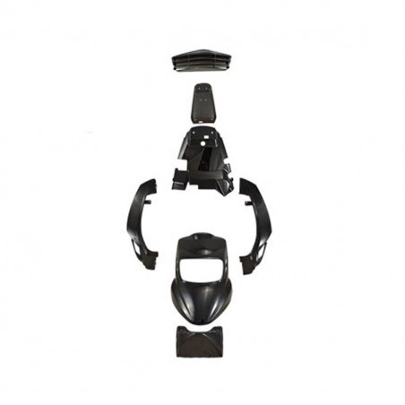 Kit Carénages MBK Booster à partir de 2004 - BCD V2 Noir