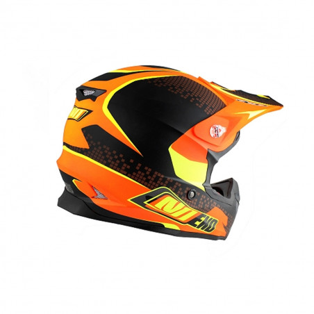 Casque Cross - NoEnd TX696 Defcon by OCD Orange Mat