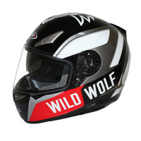 Casque Intégral SHIRO SH-715 Wild Wolf Double écrans Noir