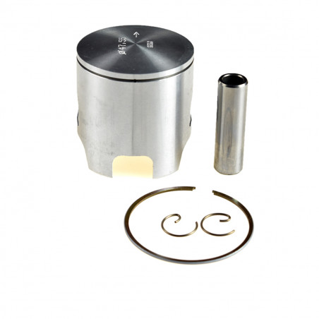 Piston MINARELLI PIAGGIO 2T D.47.55mm à 47.58mm - BARIKIT Monosegment (Pro Race) Axe D.12mm