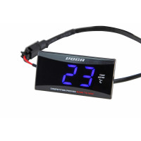 Thermomètre Digital - VOCA Racing Temp Meter Led Bleu 1/8 Connectique noire