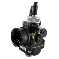 Carburateur 19mm - Dellorto / Stage6 MKII PHBG Black Edition Montage souple / Starter à câble / Graissage séparé / Couvercle Ron