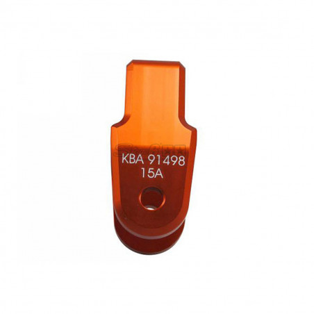 Réhausseur d'amortisseur +40mm Homologué - Stage6 CNC Orange