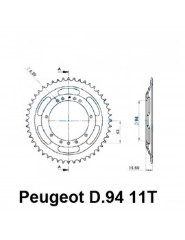 Couronne Peugeot 103 Roue à Rayons - 42 Dents