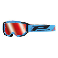 Masque Cross - PROGRIP 3303FL Vista Bleu / Noir écran Miroir