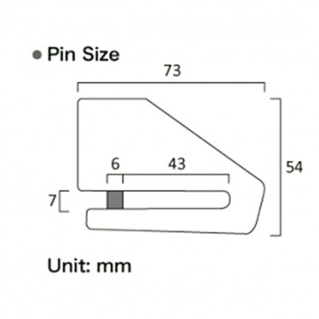 Bloque disque - XENA X1 D.6mm