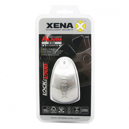 Antirrobo de Disco con Alarma - XENA - XX6 Inox D.6mm
