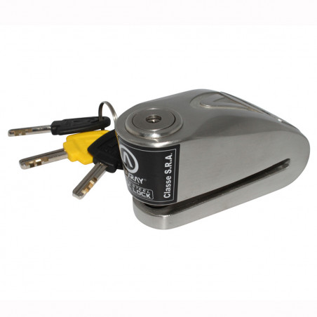 Antirrobo de Disco con Alarma - AUVRAY - B-Lock 14 Inox D.14mm SRA