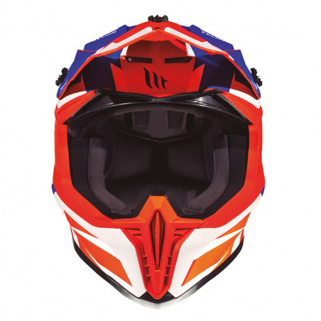 Casco Cross - MT - Falcon Weston - Naranja Fluor Brillante