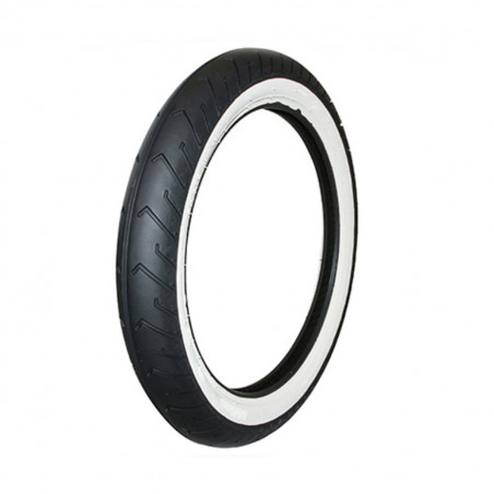 Neumático 2 1/2x16 - MC2 - MITAS - Banda Blanca - 16 pulgadas