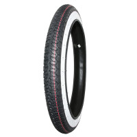 Neumático 2 1/4x16 - B8 - MITAS - Banda Blanca - 16 pulgadas