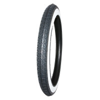 Neumático 2 1/4x18 - B4 - MITAS - Banda Blanca - 18 pulgadas