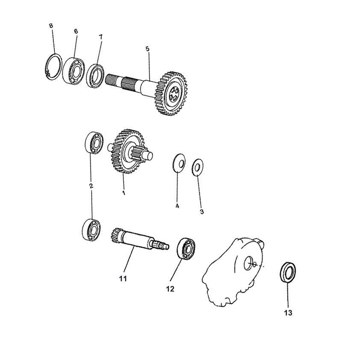 Kit de vis, jambe élastique - Boîtier du roulement de roue MONROE AK228