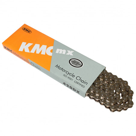 Chaîne 420 - 134 Maillons - KMC DX Racing Off Road Chrome