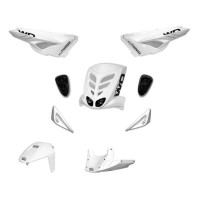 Kit Carénages MBK Stunt Yamaha Slider - BCD Blanc Déco White Out