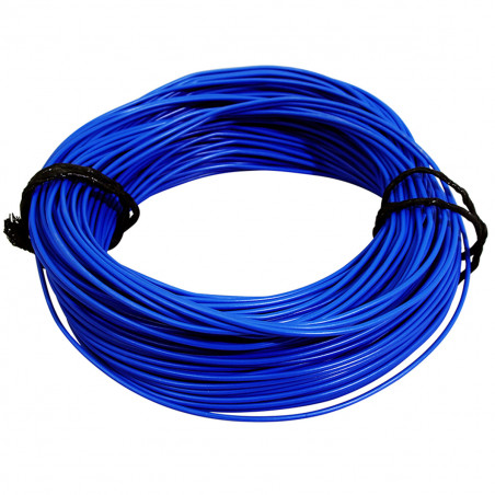 Fil électrique Souple - Bleu 0.75mm