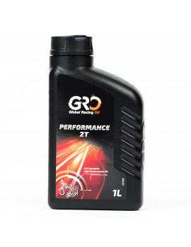 Huile Moteur 2T Performance - Global Racing Oil 100% Synthèse 1L Pré-mix / graissage séparé