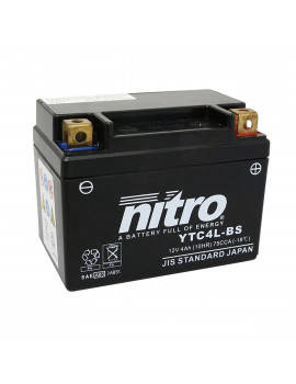 Batterie 12V 4Ah YTC4LBS - NITRO sans entretien au Gel
