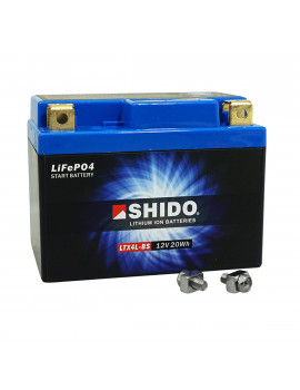 Batterie 12V 1.6 Ah YTX4LBS - SHIDO Lithium-ion Prêt à l'emploi / Sans entretien