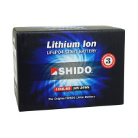 Batterie 12V 1.6 Ah Lithium-ion YTX4L-BS - SHIDO Prêt à l'emploi / Sans entretien +D