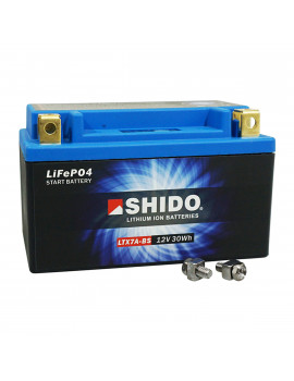 Batterie 12V 2.4Ah LTX7A-BS - SHIDO Lithium-ion Prêt à l'emploi / Sans entretien