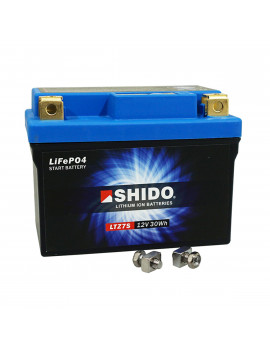 Batterie 12V 2.4 Ah LTZ7S - SHIDO Lithium-ion Prêt à l'emploi / Sans entretien