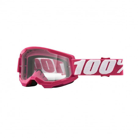 Masque / Lunettes Cross - 100% Strata 2 Fletcher Rose Ecran Transparent