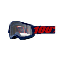 Masque / Lunettes Cross - 100% Strata 2 Masego Bleu Ecran Transparent
