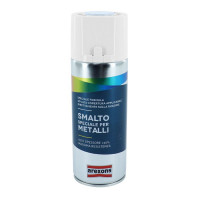Bombe Peinture - Arexons Acrylique Smalto Spécial Métal Satin Blanc