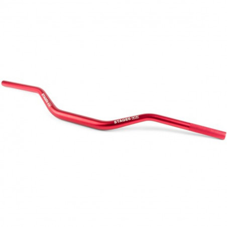 Guidon 28.6mm - Stage6 MKII Cross Alu Rouge