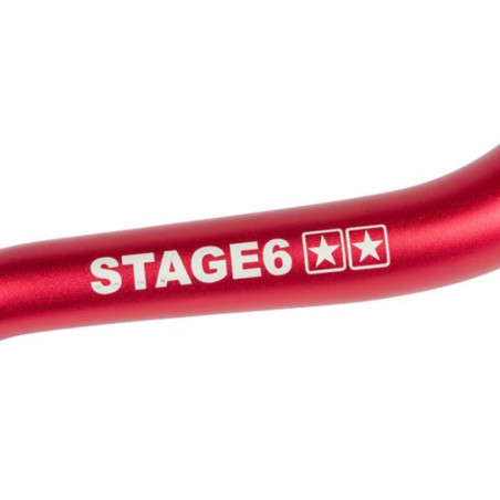 Guidon 28.6mm - Stage6 MKII Cross Alu Rouge