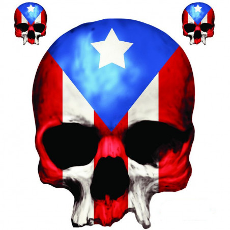 Autocollant / Sticker - LETHAL THREAT Pr Skull 15 x 20cm