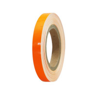 Liseret / Sticker Jante - 7mm Orange Replay avec applicateur