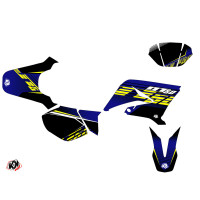 Kit Deco Yamaha DT à partir de 2003 - Kutvek Flow Bleu / Jaune 