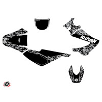 Kit Deco Derbi DRD Xtreme XRace avant 2010 - Kutvek Predator Noir
