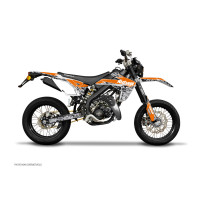 Kit Deco Autocollant / Sticker Rieju MRT à partir de 2010 - Kutvek Predator Orange