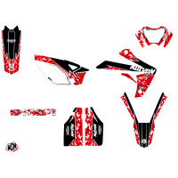 Kit Deco Rieju MRT à partir de 2010 - Kutvek Predator Rouge / Blanc