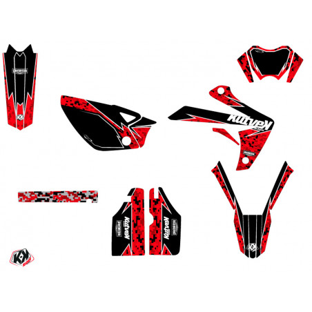 Kit Deco Rieju MRT à partir de 2010 - Kutvek Predator Rouge / Noir